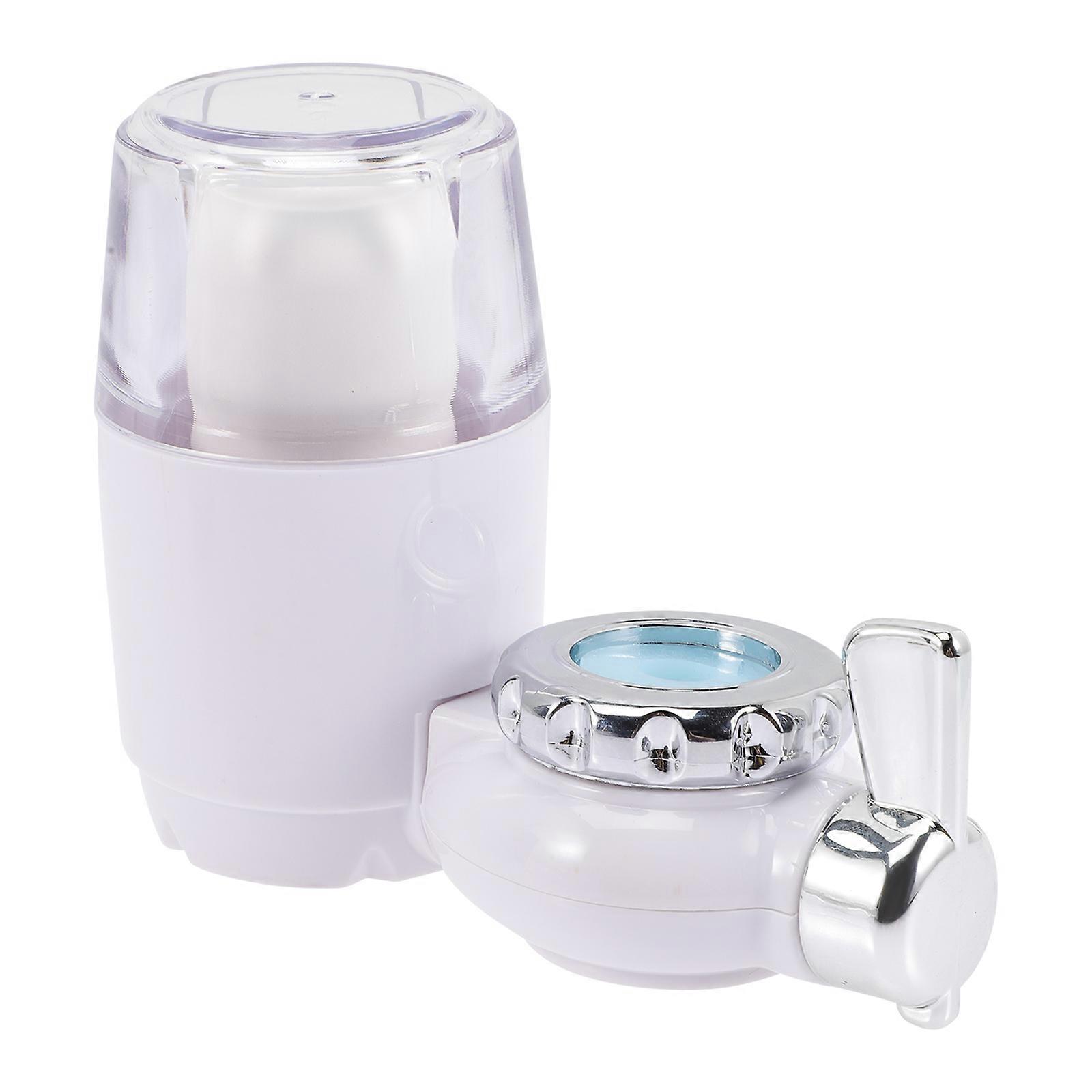 Water Filter Tap Purifier Kitchen Use Round Shape Abs Material Removes Impurities 1Pcs