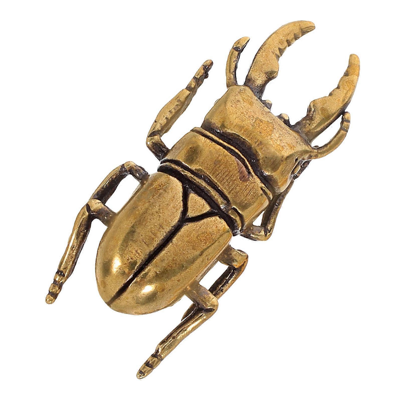 Beetle Cabinet Pull Handles for Dresser Brass Decorative Knobs