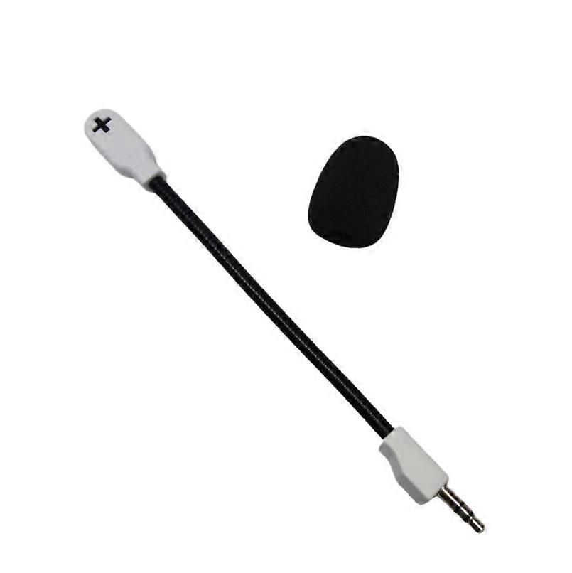 Headset Microphone Gaming Headset Boom Mic Accessories for GPROX2 1 PCS White