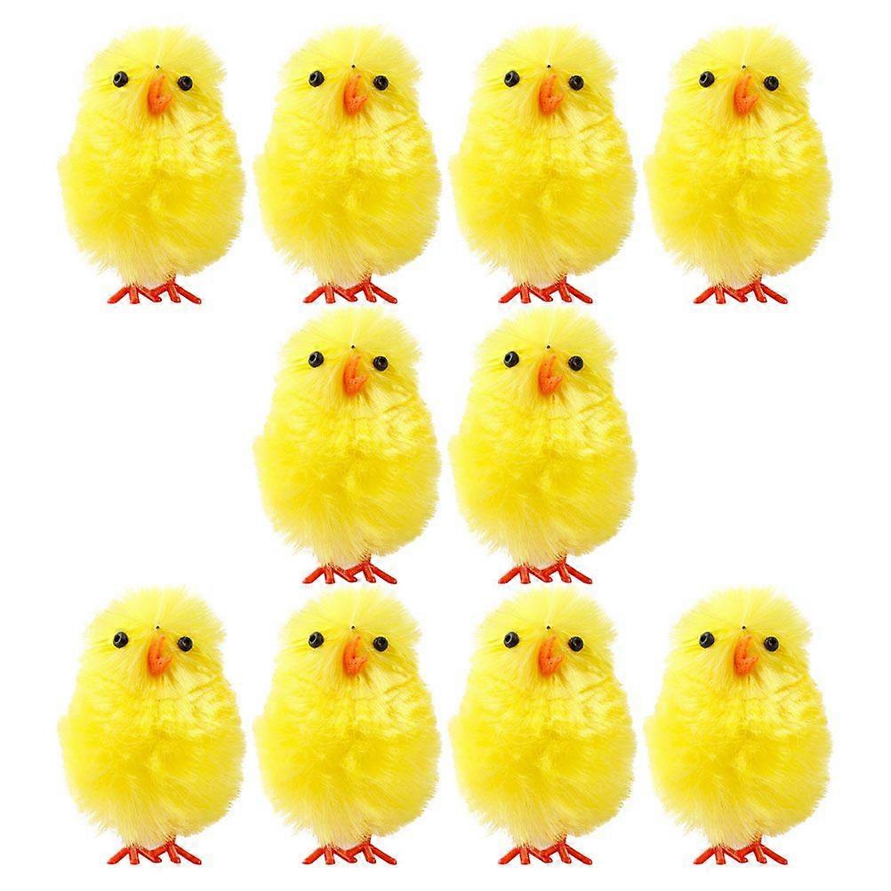 36pcs Mini Easter Chicken Easter Chicken Easter Scene Decoration Party Supply