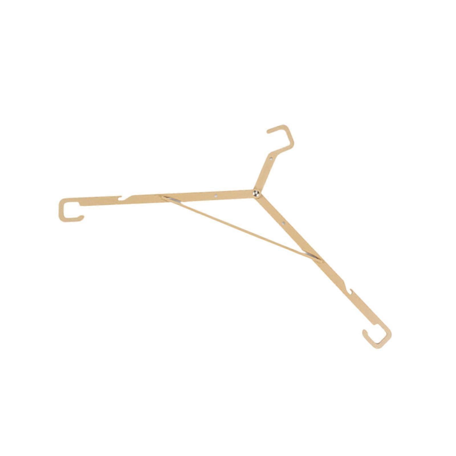 Folding Clothes Hangers Space Saving Rustproof Design for Travel Camping and Closet Organization