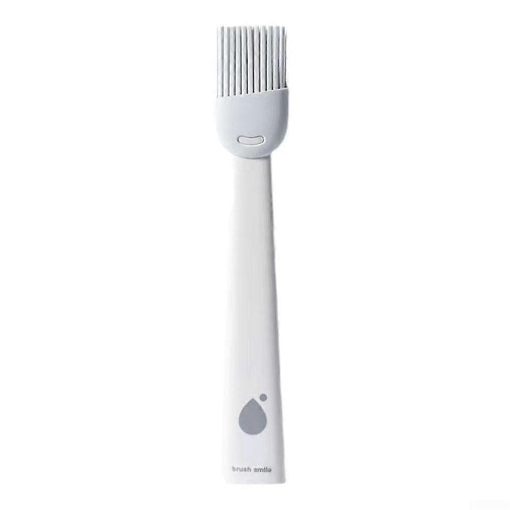 Silicone Basting Brush Heat Resistant for Precise Sauce Application Grilling Baking Dishwasher Safe White
