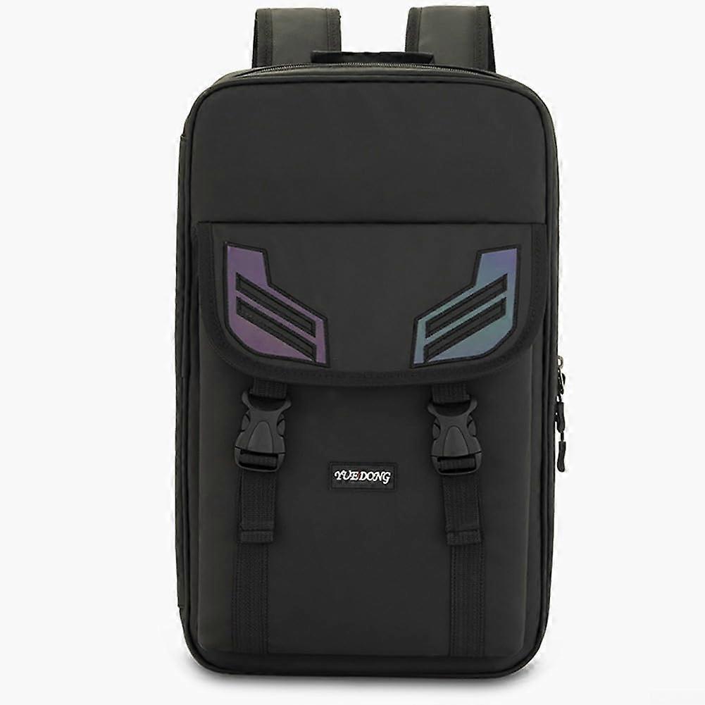 Waterproof Oxford Drumstick Backpack with Padded Compartments and Accessory Pockets