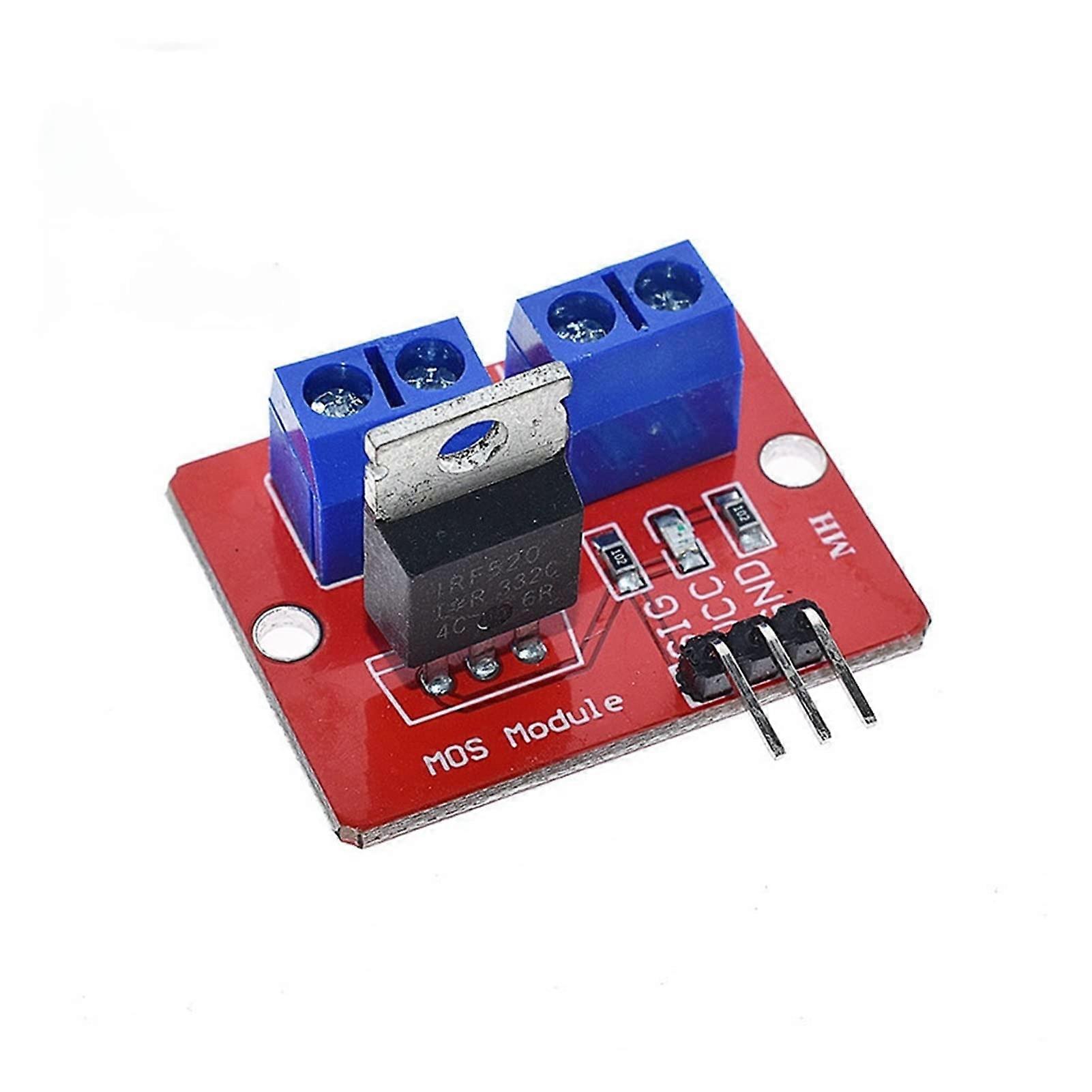 IRF520 MOSFET Driver Module 024V Wide Voltage Range for Arduino Raspberry Pi MCU ARM