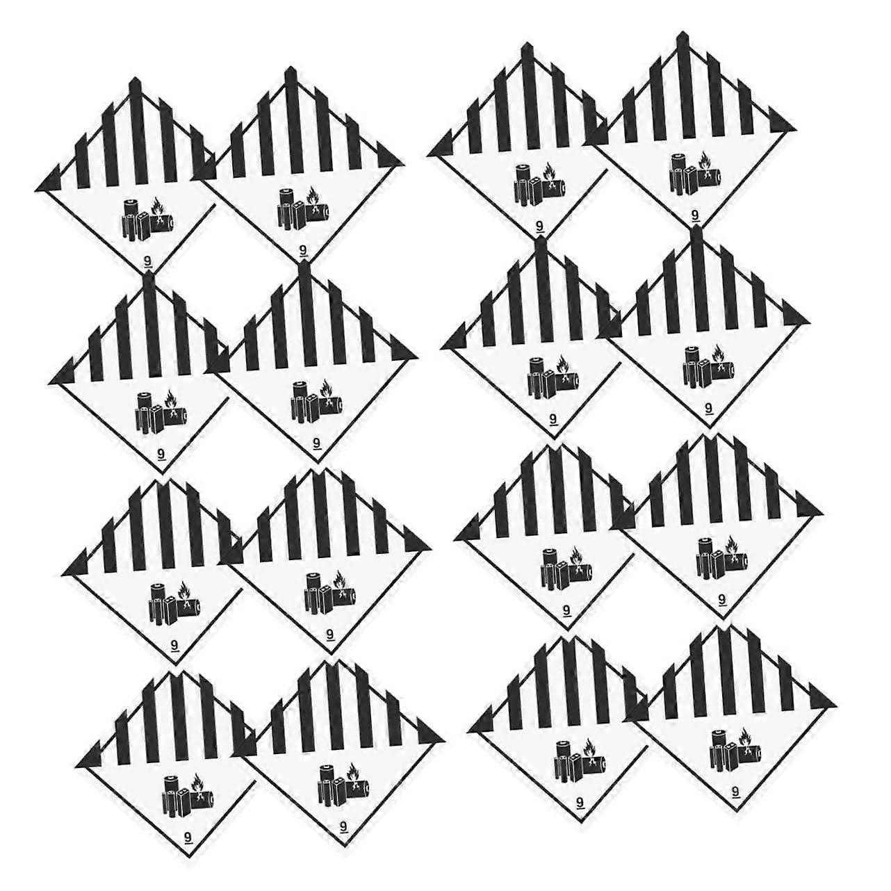 150pcs Lithium Battery Warning Labels Waterproof Durable Adhesive Fragile  Stickers