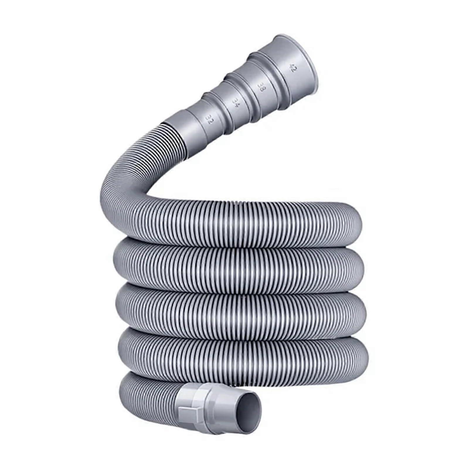 Universal Washing Machine Dishwasher Drain Hose Extension 3m LeakProof Flexible Pipe