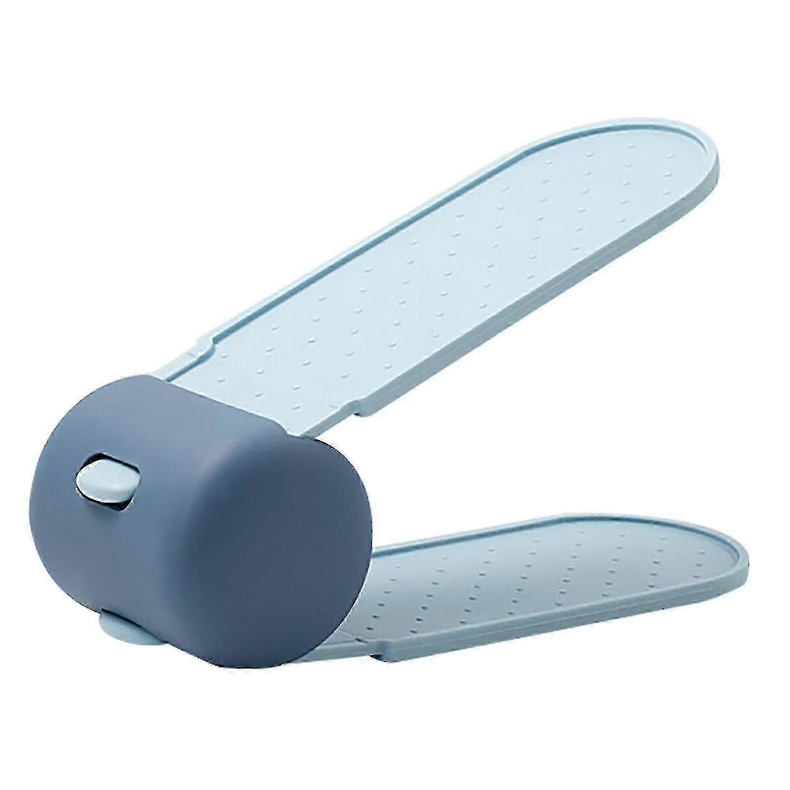 Double-layer Shoe Support For Household Adjustable Storage Shoe Rack pink