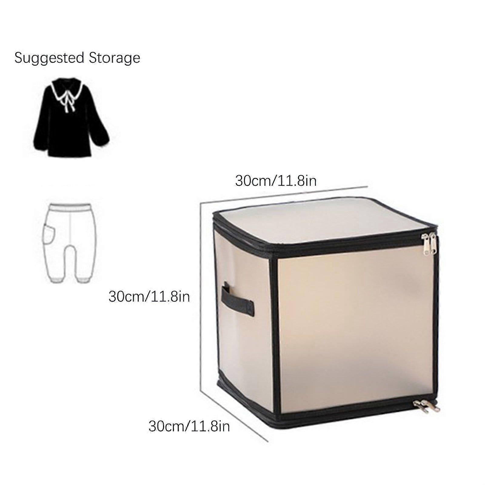 PP Plastic Storage Box Foldable Transparent Storage Box Seven Piece Set Clothing