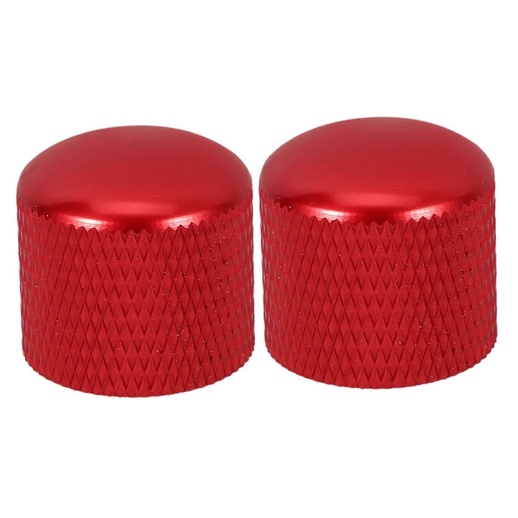 Electric Guitar Knobs Set, Durable Metal Volume and Tone Control, Quick Replacement, 2pcs