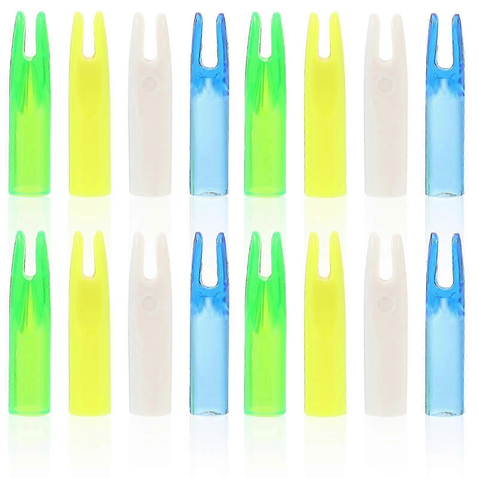 Replacement Arrow Nock Plastic Archery Nock for Hunting 20Pcs Assorted