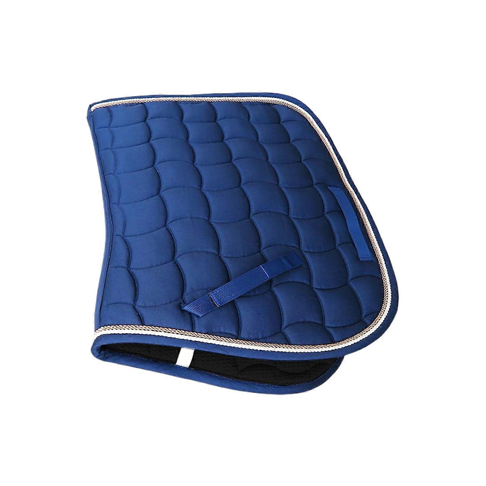 Breathable AllPurpose Equestrian Saddle Pad with Moisture Control for Training, Dark Blue