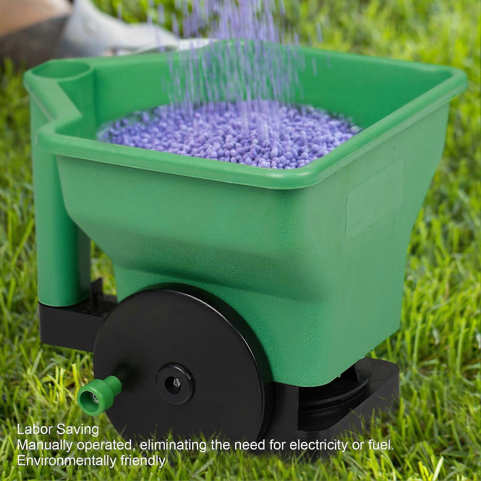 Handheld Seed and Fertilizer Spreader 3L for Precise Uniform Lawn and Garden Application