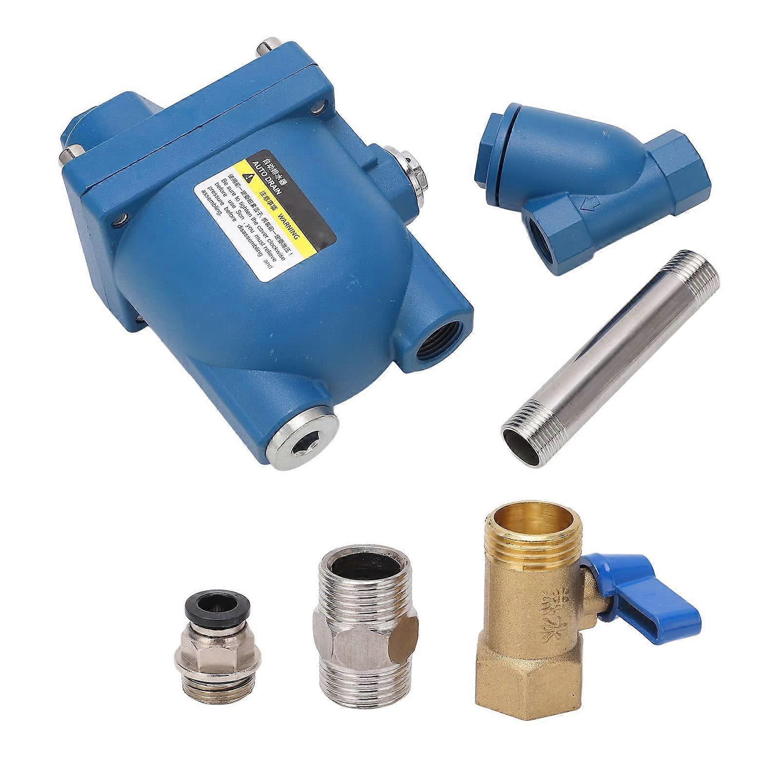 Automatic Air Compressor Drain Valve, EnergySaving NoLoss Pneumatic Auto Drain DN15 DN10