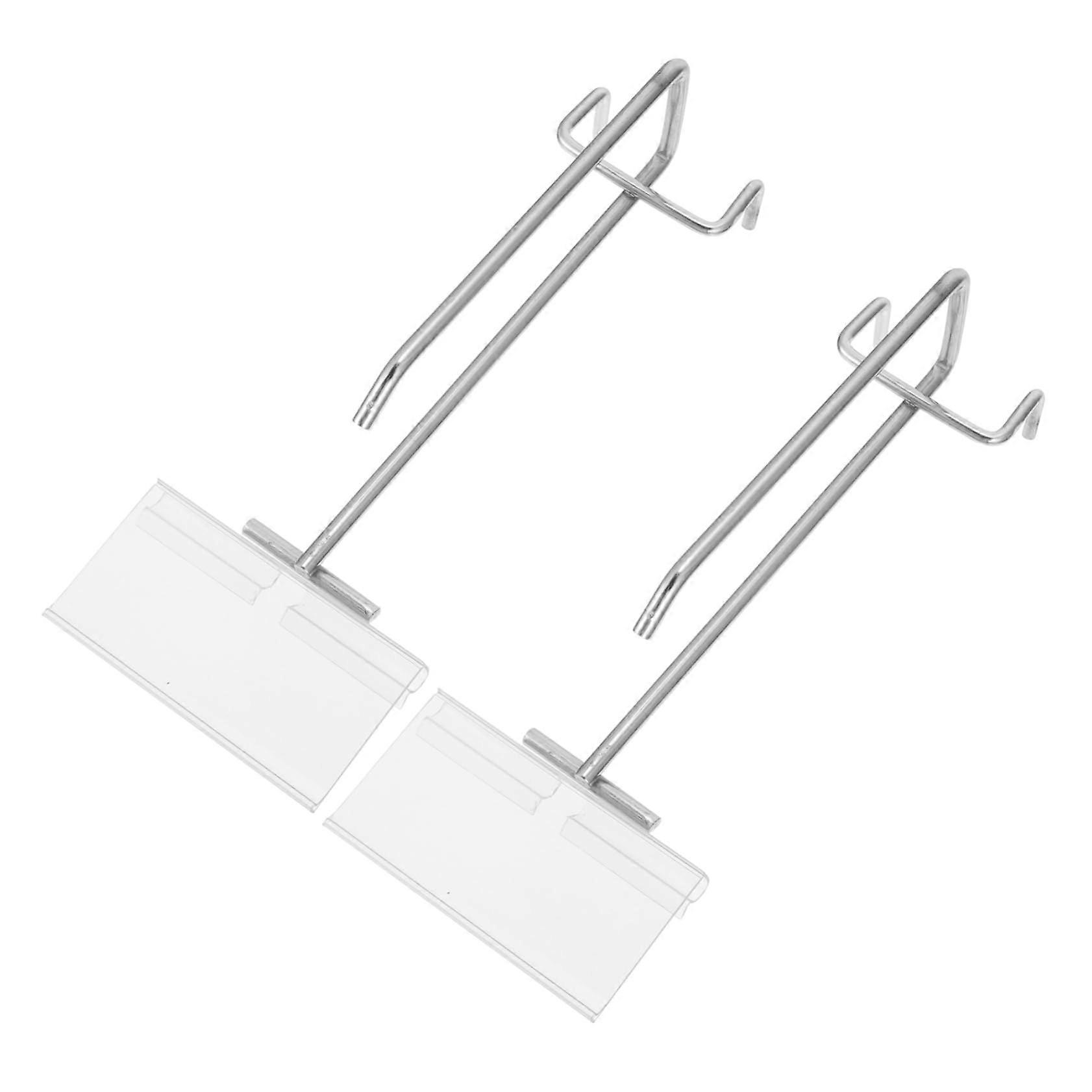 Pegboard Hooks 2 Sets Durable Metal Peg Hooks for Retail Display and Store Shelving