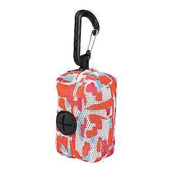 Hundekotbeutelspender mit sicherem Clip, robuster Kotbeutelhalter für die Leine, Orange