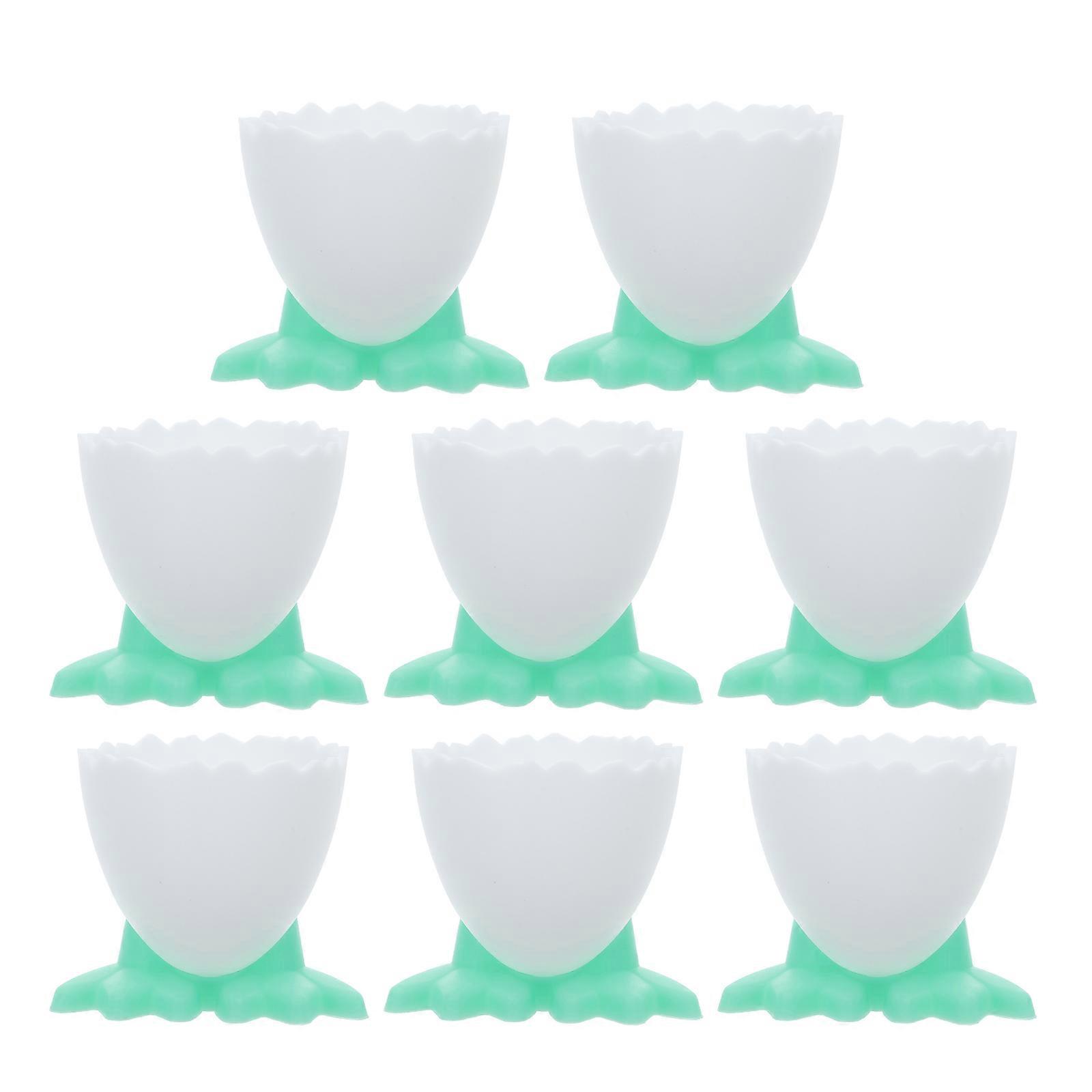Children's Egg Cups Foot-Shaped Designed for Home 8Pcs Adorable Tableware