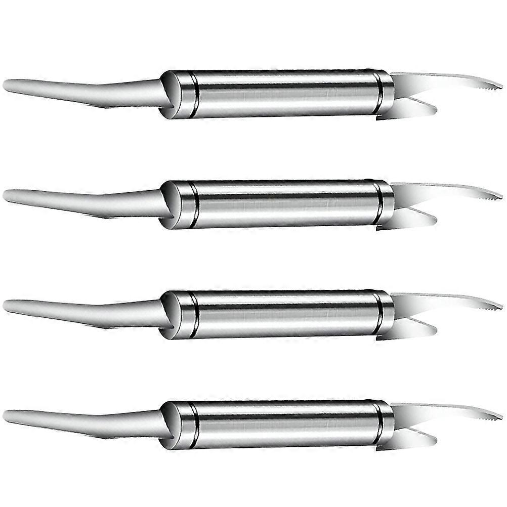 Shrimp Line Tool Fish Maw for Kitchen Use 4Pcs Stainless Steel