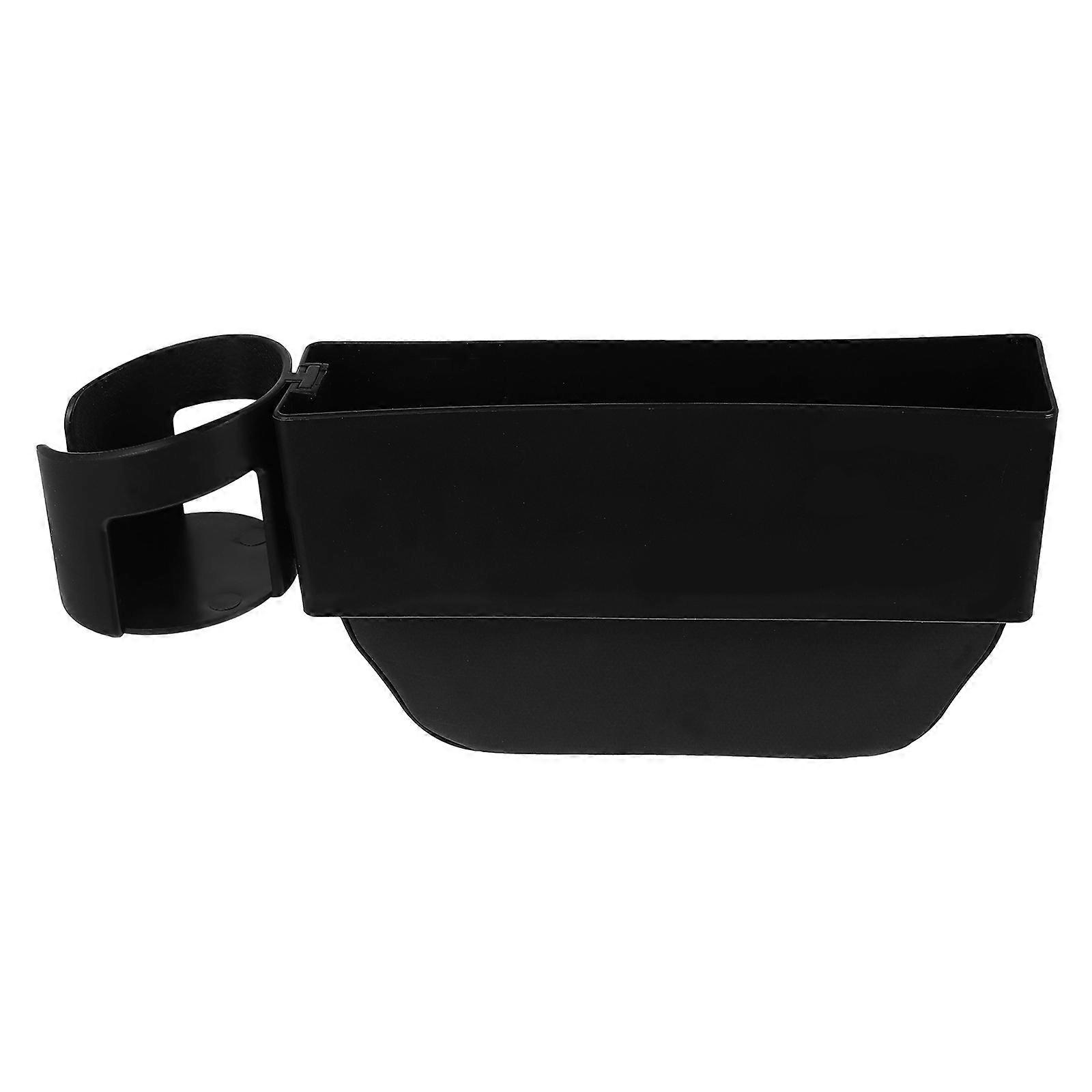 Car Cup Holder Foldable Storage Box for Car Use ABS Black 6722