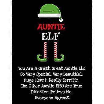 Auntie Elf: Funny Sayings Auntie Elf Gifts from Niece Nephew for Worlds Best and Awesome Aunt Ever- Donald Trump Terrific Fun Gag Gift Idea For Siblin