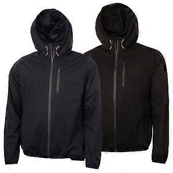 Calvin Klein Herren Augusta Gefütterte Kapuzen-Golf-Windjacke, leicht