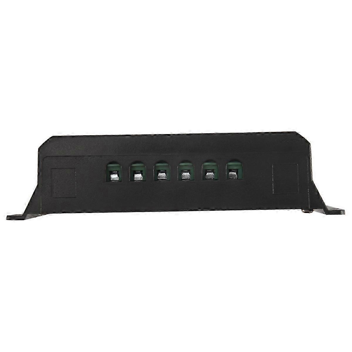 Solar Charge Controller with LCD Display, 12V/24V Solar Panel Battery Regulator