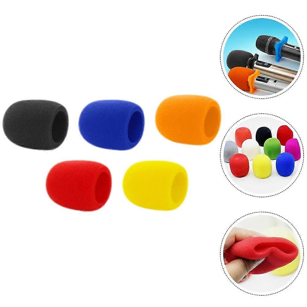 5Pcs Lightweight Microphone Windscreen Covers for Improved Audio Quality