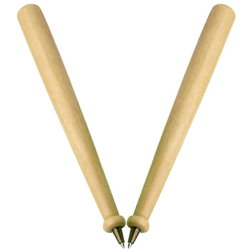 10 tragbare Holzkugelschreiber