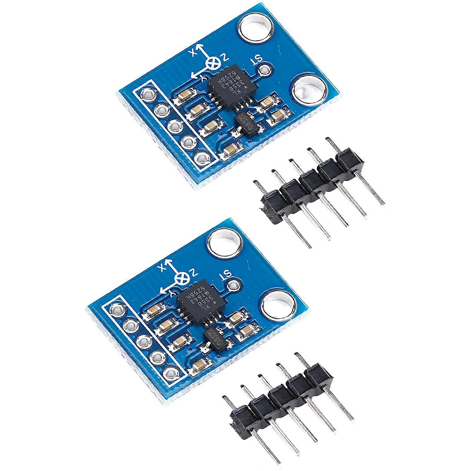 2Pcs ADXL335 Sensory Module Semiconductor Devices Triaxial Accelerometer Angular Transducer Sensory Module Analog Module Multicolor