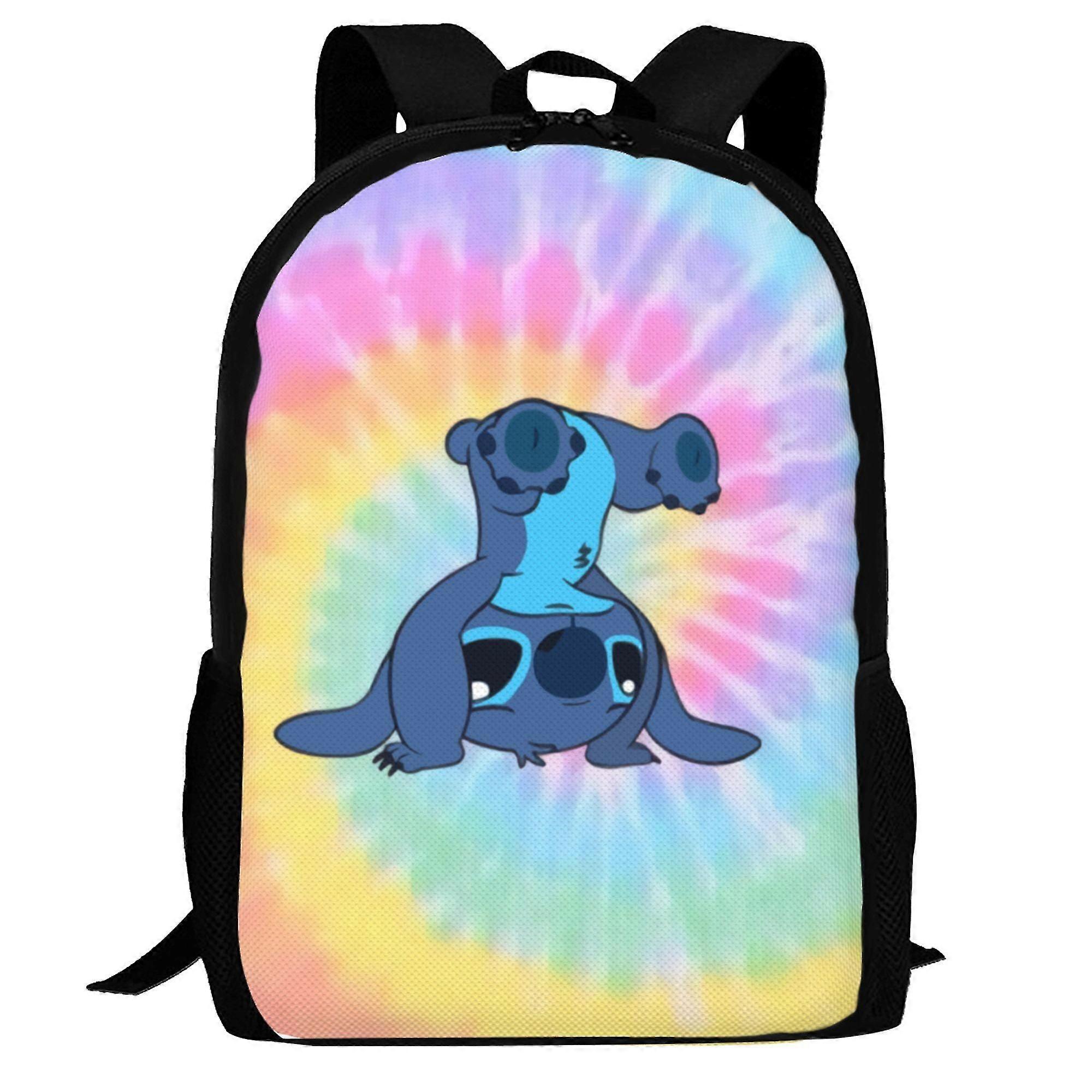 j6394 Lilo & Stitch Backpack for Kids Boys Girls Large Capacity Multifunction School Backpacks Lightweight Sports Travel Laptop Bag Daypack e6394