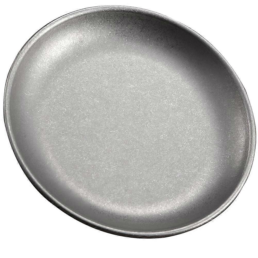 Household Grill Meat Holder Multi-Function Baking Tray 3Pcs Silver Set