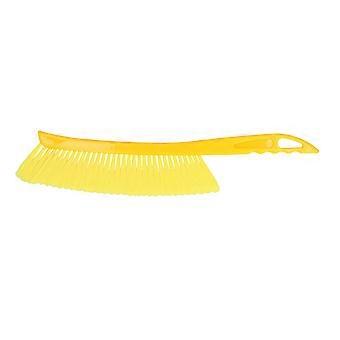 Bee Brush for Beekeepers, Soft Bristle Beekeeping Brush with Ergonomic Plastic Handle, Yellow Single Row Design