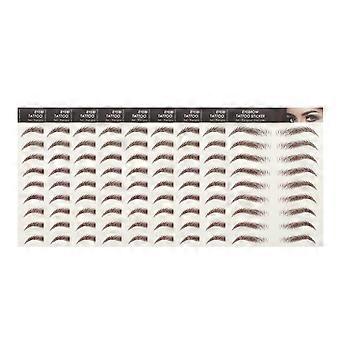 9 Sheets Imitation Eyebrow Artificial Eyebrow Hairlike Eyebrow Transfer Sticker