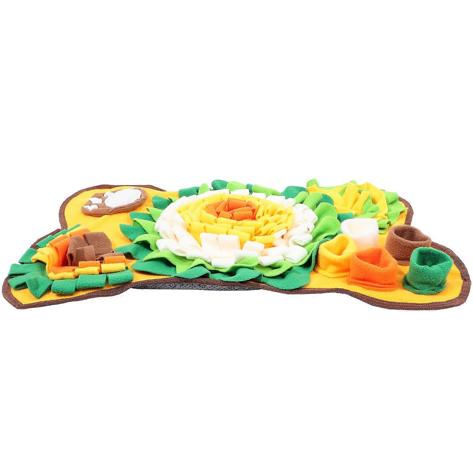 Sniffing Bone Shaped Dog Mat Foraging Mat Interactive