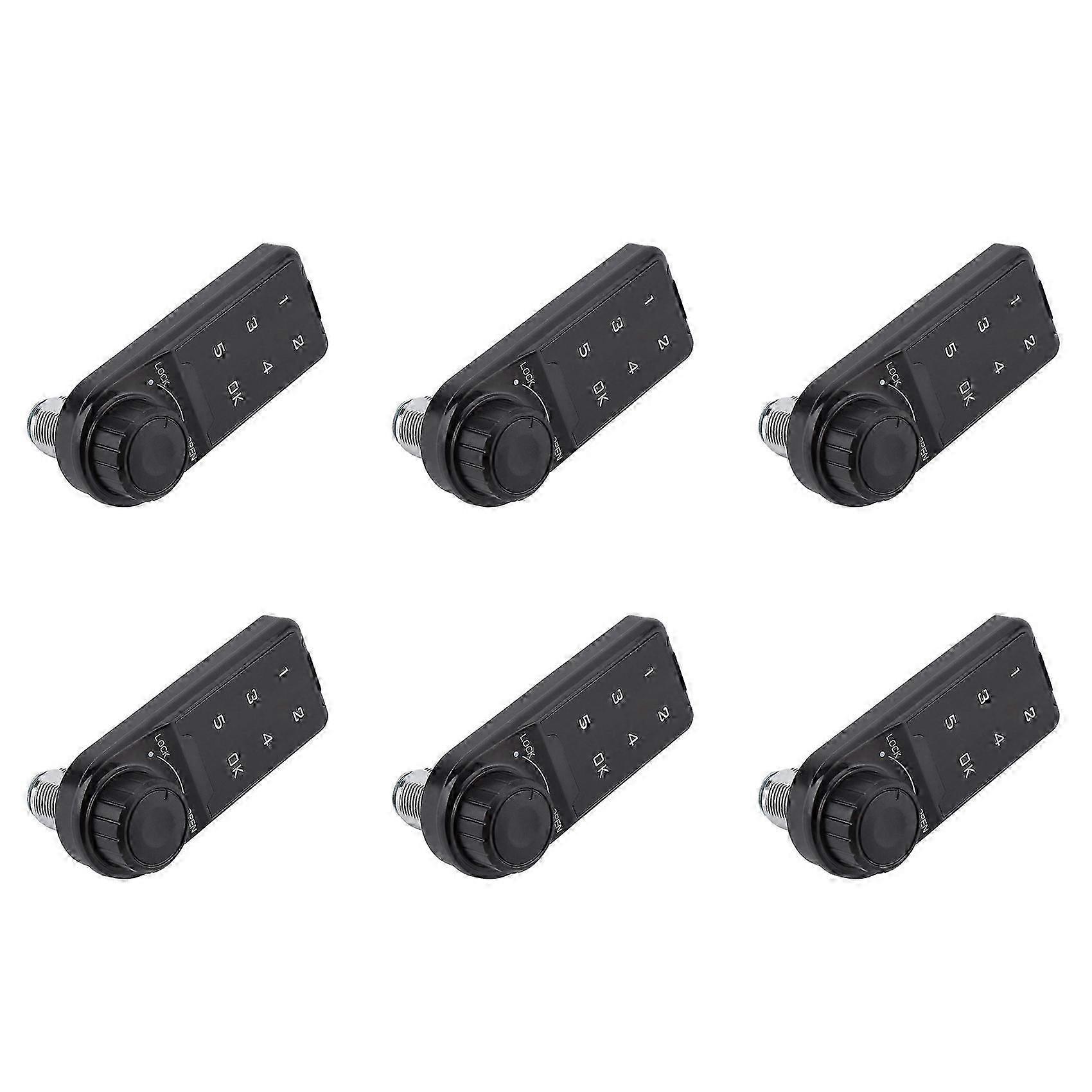 6X Combination Lock, Door Access Digital Electronic Security Cabinet Coded Locker Contact Keypad Password B
