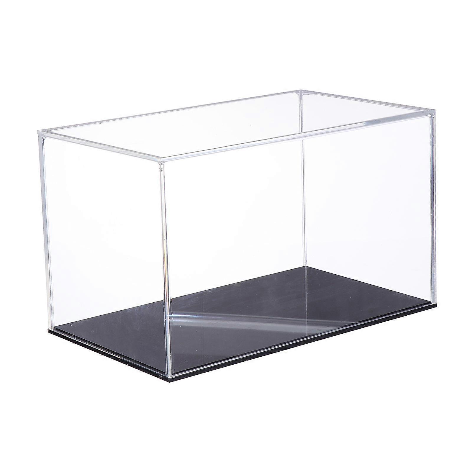 Acrylic Model Display Box Transparent Display Box for Storage 2Pcs