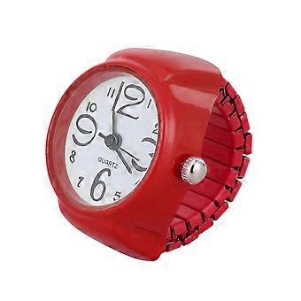 Hand Watch Mini Watch Ring for Adults Use 1Pcs Red Unique Design Ring