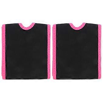 Rubber Armlets for Fitness Use 2Pcs Simple Practical Arm Bands Rosy Color
