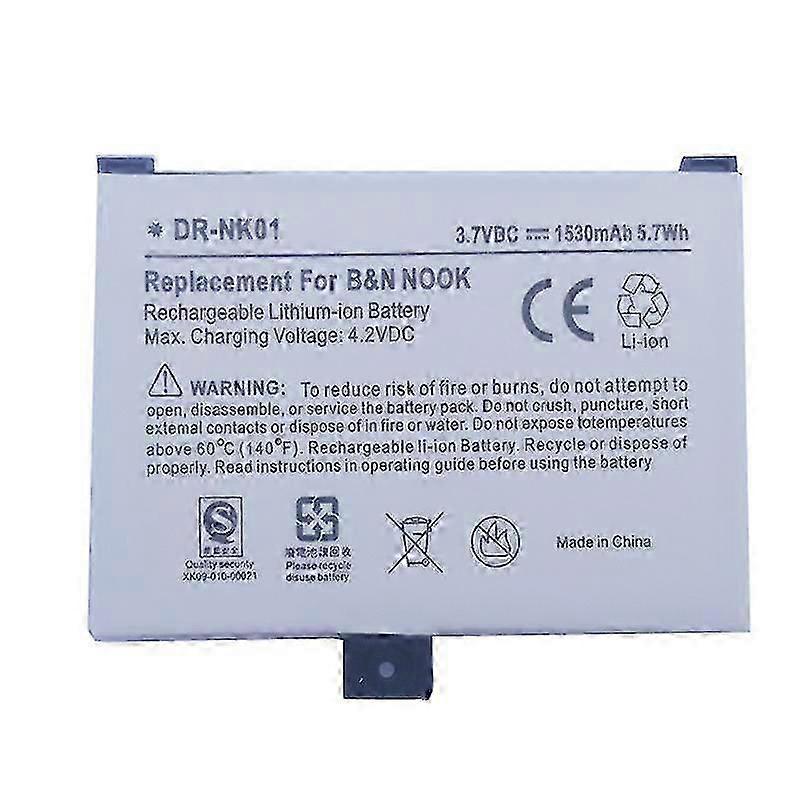 Barnes & Noble Nook E-reader Battery Bnrb1530, Bnrb454261