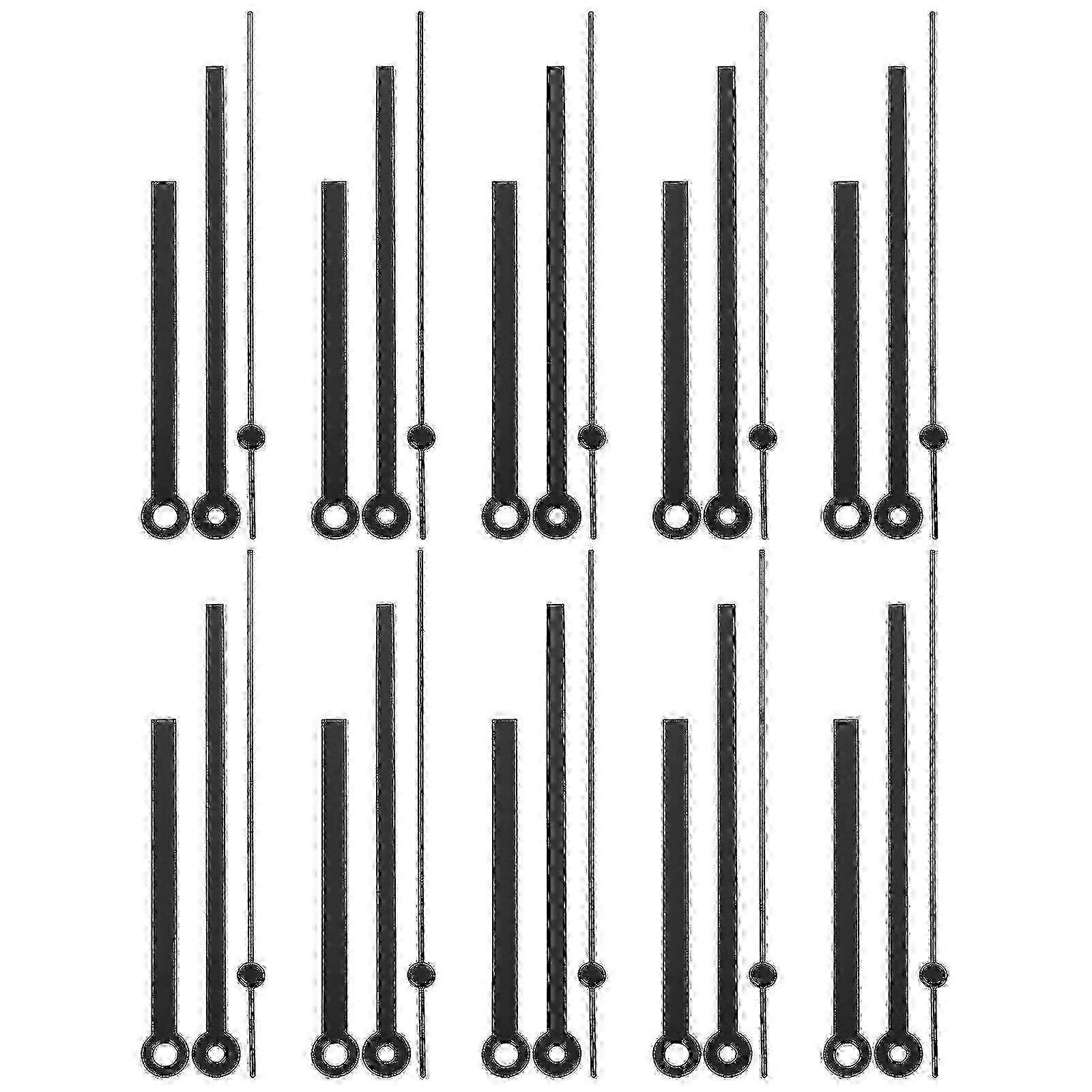 10 Sets Clock Hands Professional DIY Wall Clock Hands Replacement Clock Accessories