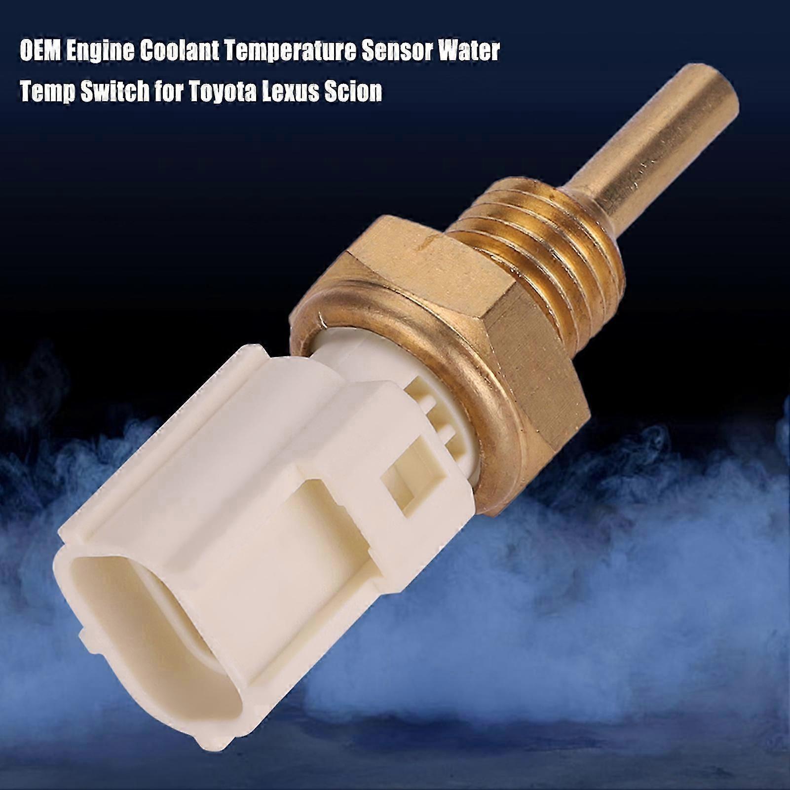 OEM Engine Coolant Temperature Sensor Water Temp Switch compatible with Scion