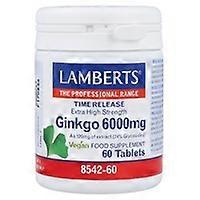 Ginkgo 6000mg 60 tablets