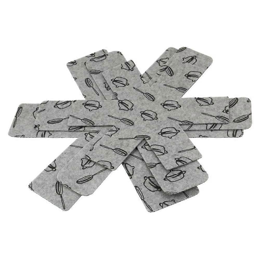 9 Piece Set Pan Protectors 3 Different Sizes Stacking Pan Protector Prevent Scratching