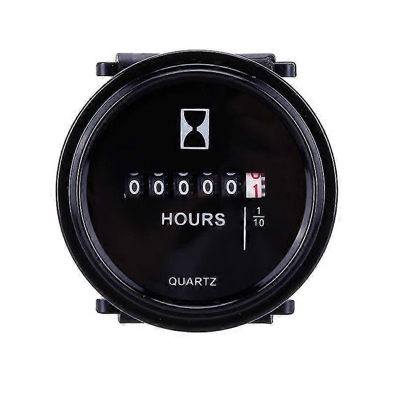 Marine Engine Timer, Round Waterproof Meter Counter Timer