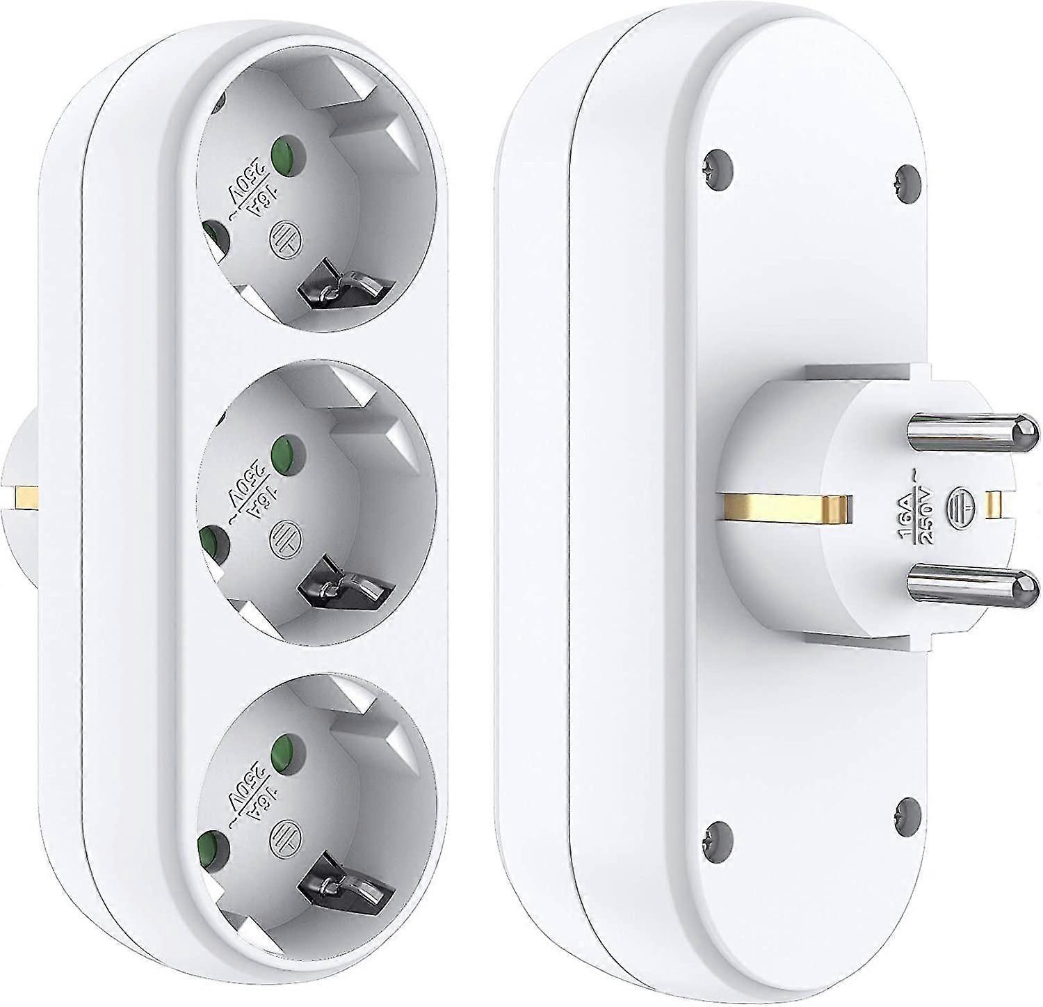 Socket Adapter Multiple Socket Without Cable Wall Socket White White Charging Adapter Usb Charger For Camera