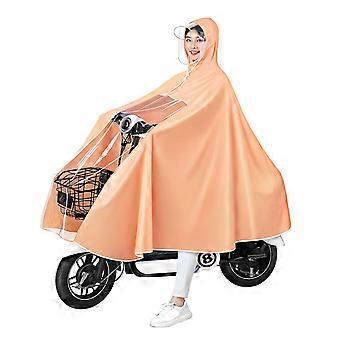 Electric Scooter Rain Poncho Waterproof Reusable Unisex Bicycle Full Body Long Rain Coat for Adults