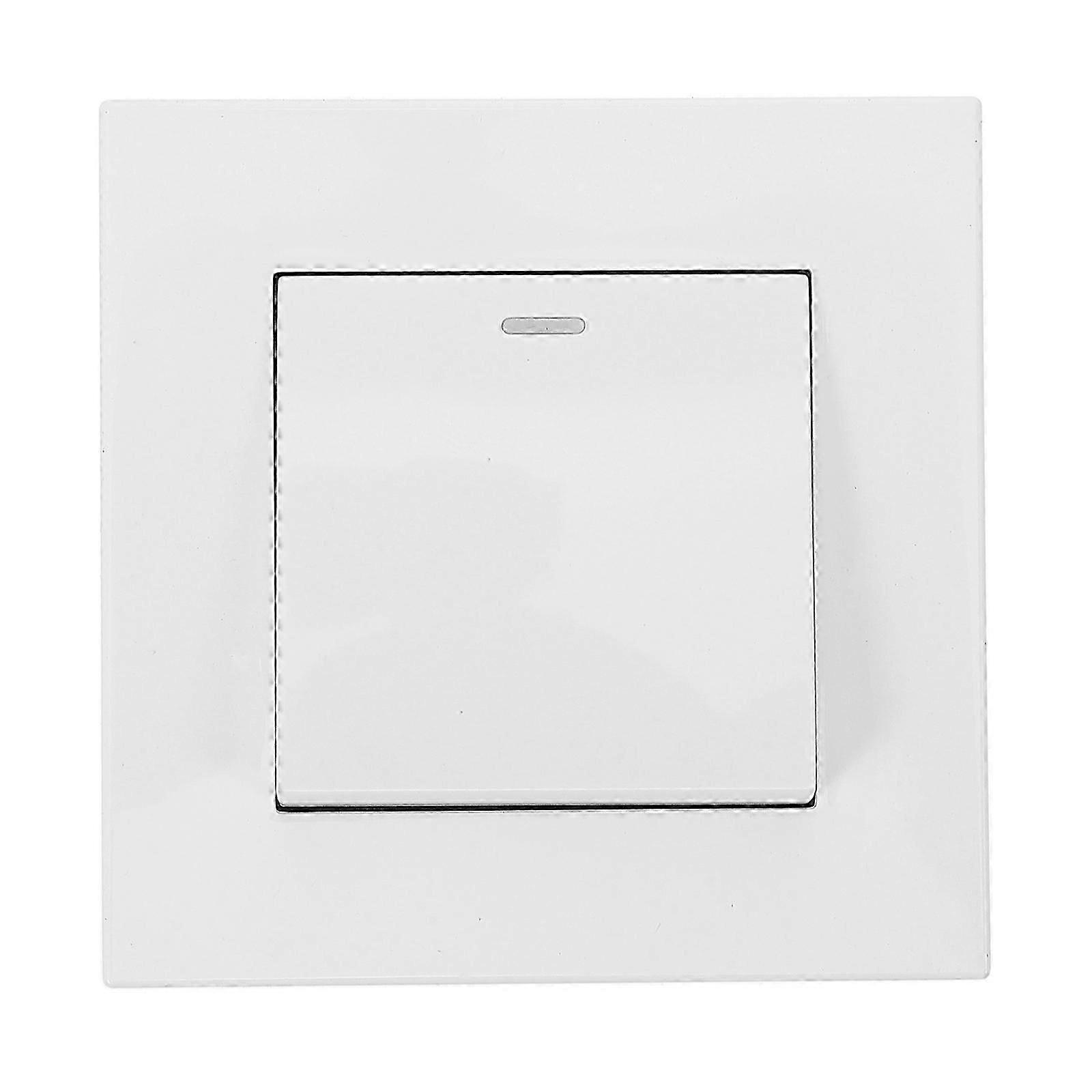 Hemoton Modern Wall Switch Panel Light Switch Panel Lamp Switch for Living Room 1 Set