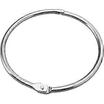Binderringe 2 Zoll 25er-Pack, Loseblatt-Binderringe, Buchringe, Metallringe für Karteikarten, Ringe für Karteikarten, Karteikartenringe, Karteikartenring