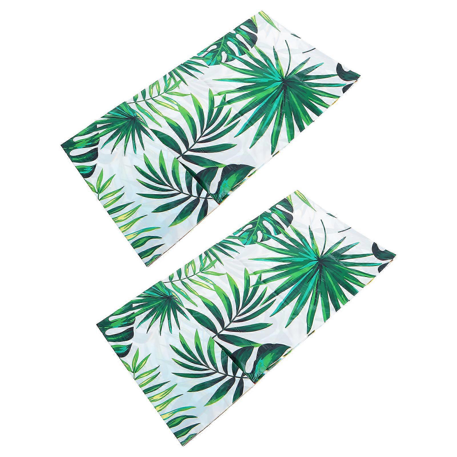 2Pcs Useful Dining Table Decor House PEVA Water-proof Dining Table Tablecloth