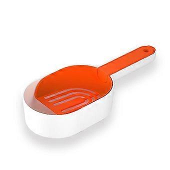 Z7 Cat Litter Scoop Multifunction Resuable Large Ergonomic Handle Kitten Poop Lifter for Litter Box LS