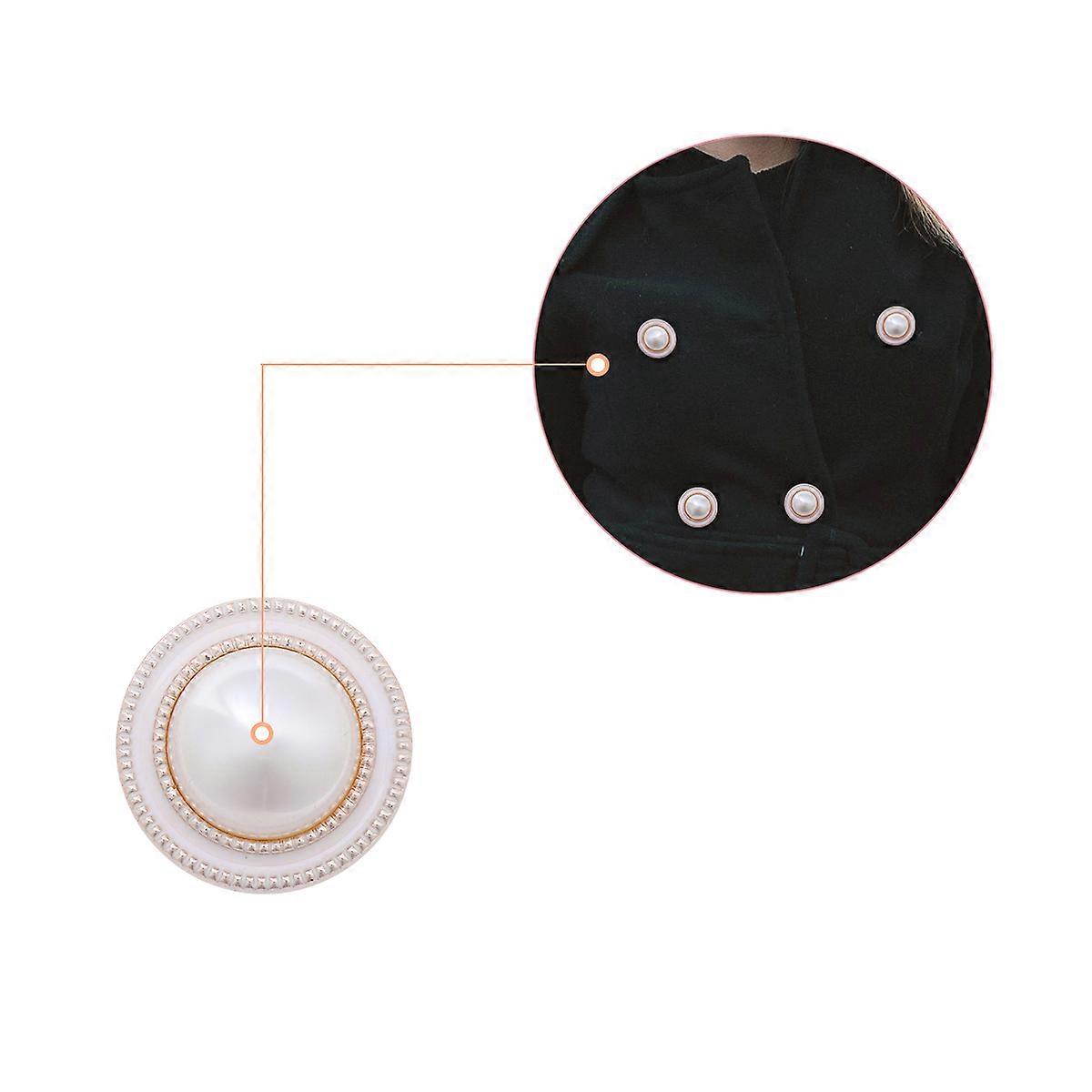 Coat Clothes Button Round Shaped Button for Decoration 10Pcs DIY Sewing Buttons